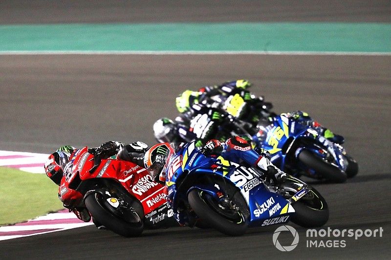 Danilo Petrucci, Ducati Team, Alex Rins, Team Suzuki MotoGP