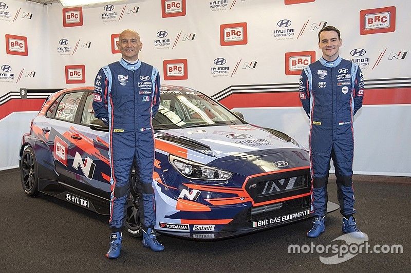 Gabriele Tarquini, Norbert Michelisz, Hyundai BRC Team