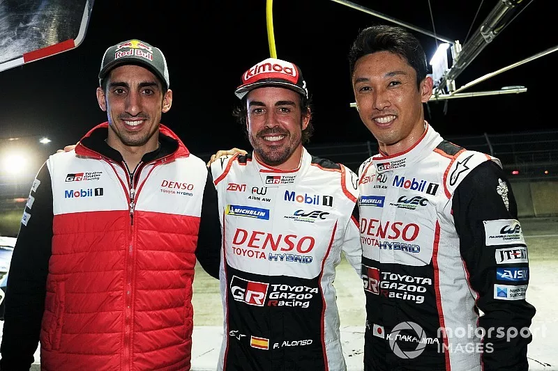 Pole position de #8 Toyota Gazoo Racing Toyota TS050: S&eacute;bastien Buemi, Kazuki Nakajima, Fernando Alonso