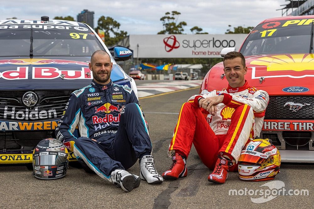 Shane van Gisbergen, Triple Eight Race Engineering, and Scott McLaughlin, DJR Team Penske