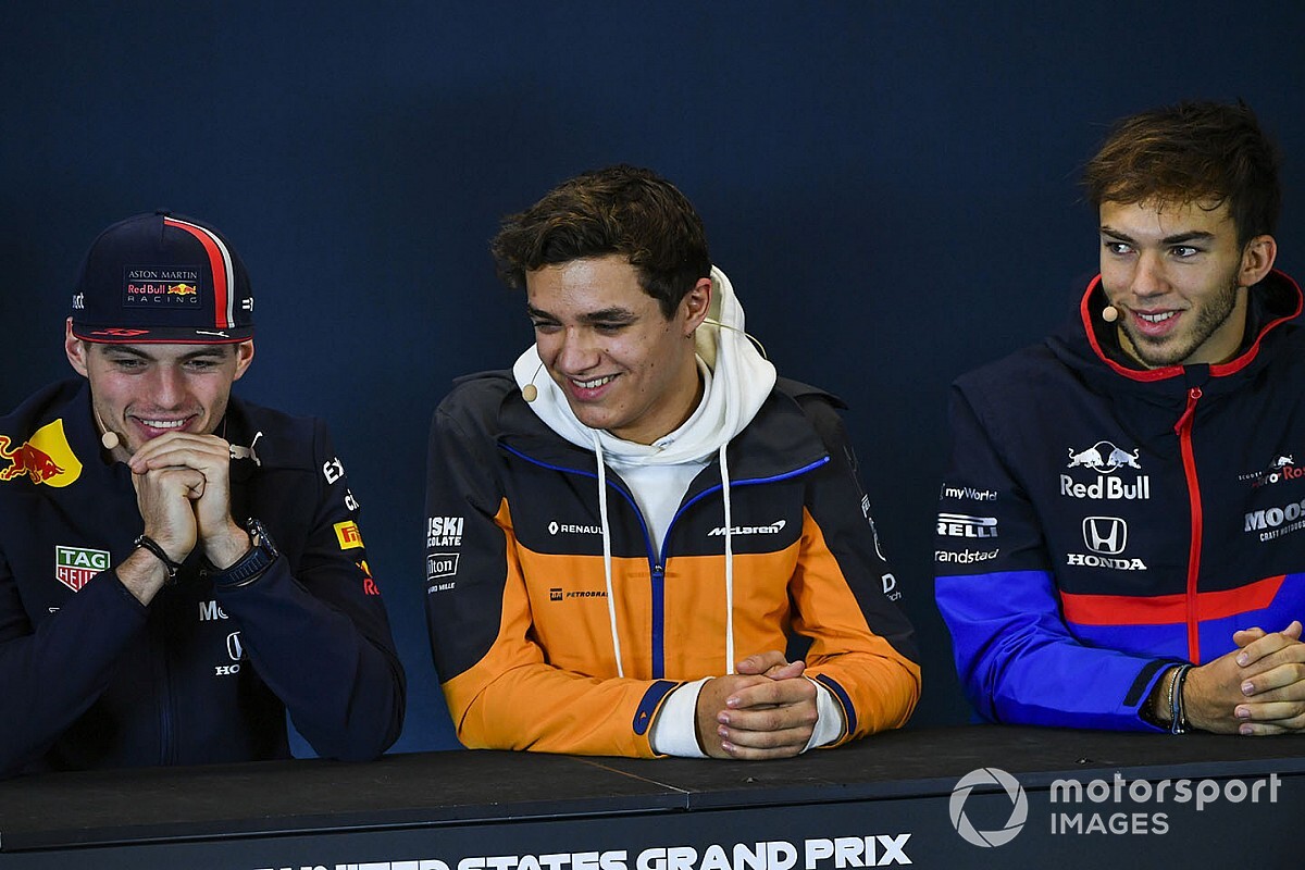Norris viccesen válaszolt, amikor arról kérdezték, mi lenne, ha csapattársak lennének Verstappennel