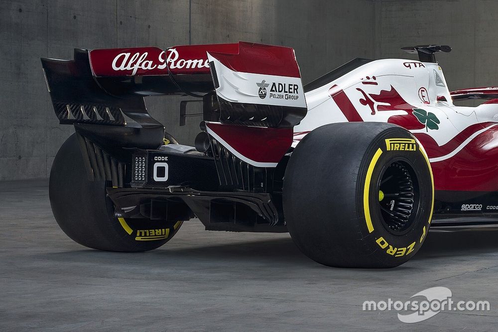 Arrière de l'Alfa Romeo Racing C41