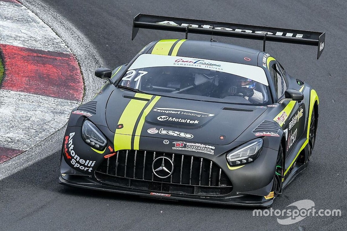 GT Sprint, Vallelunga: Libere 1 a Spinelli-Ferrari sulla Mercedes