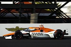 Montoya, no tan cómodo como pareció en el test de Indy 500