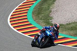 Suzuki: Rins doing "what we asked of him" amid crash run