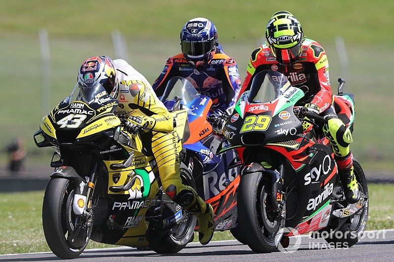 A Miller le falló el dispositivo de salida de la Ducati
