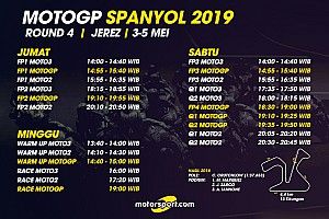 Jadwal lengkap MotoGP Spanyol 2019