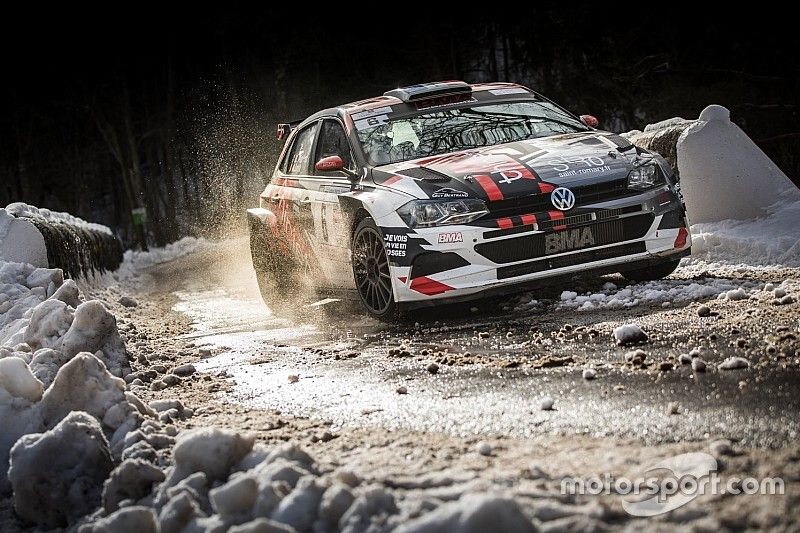 Olivier Burri et Fabrice Gordon en répétition au Rallye Hivernal du Dévoluy