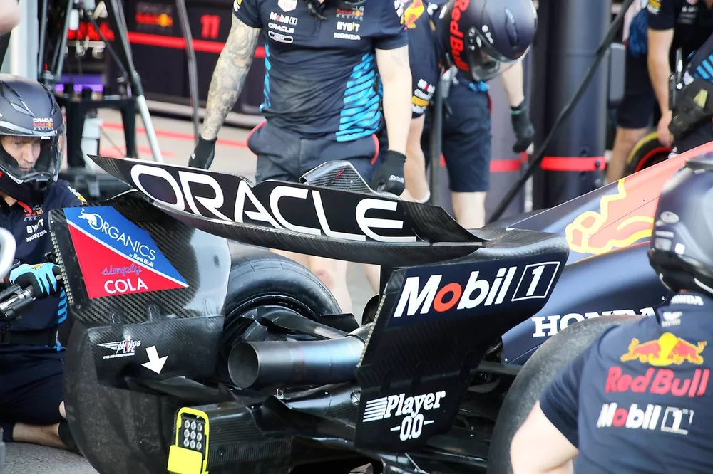 Detalle t&eacute;cnico del Red Bull Racing RB20