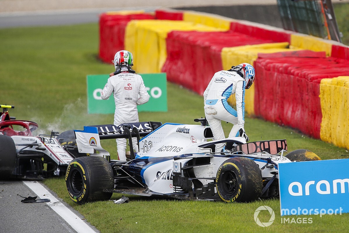 Williams pilotları Belçika'dan hayal kırıklığıyla ayrılıyor