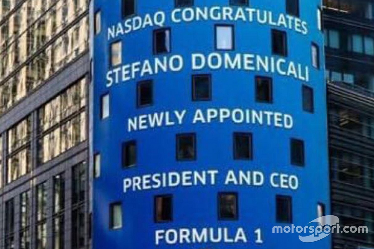 Domenicali: le congratulazioni del Nasdaq a New York!