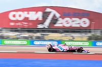 P&eacute;rez sorprendido por la vuelta final de Verstappen en Rusia