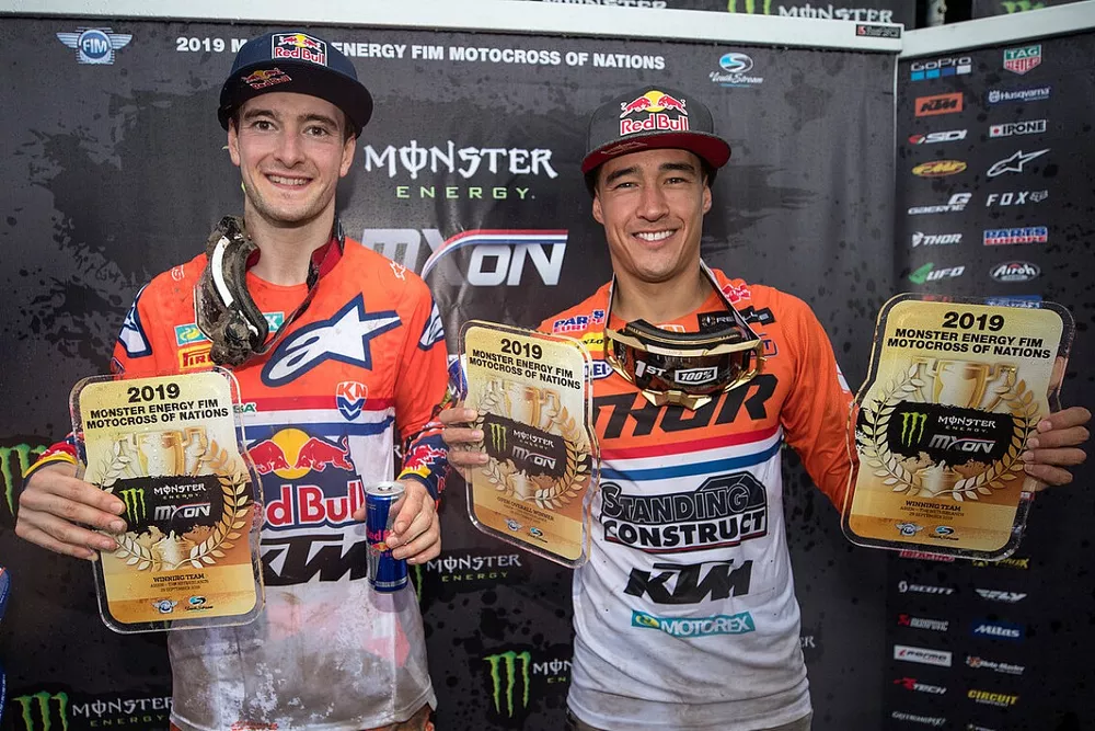 Jeffrey Herlings en Glenn Coldenhoff, TeamNL