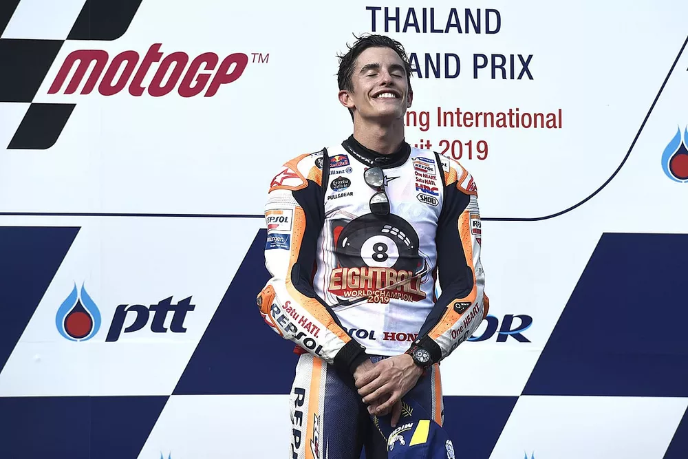 Podio: ganador Marc M&aacute;rquez, Repsol Honda Team