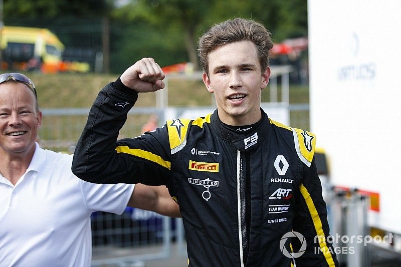 Pole sitter Christian Lundgaard, ART Grand Prix