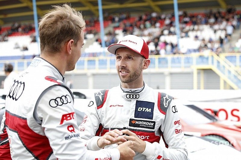 René Rast, Audi Sport Team Rosberg and Nico Müller, Audi Sport Team Abt Sportsline