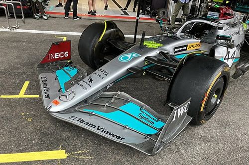 Mercedes prueba un nuevo suelo con la incógnita del porpoising