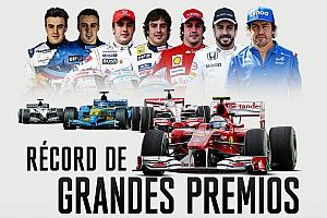 Alonso, récord histórico de mayor número de carreras de F1