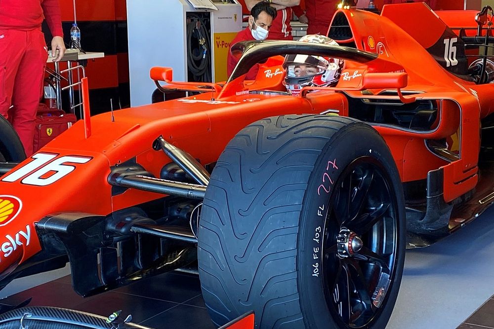 Ferrari: Leclerc al Ricard con le Pirelli da 18 rain
