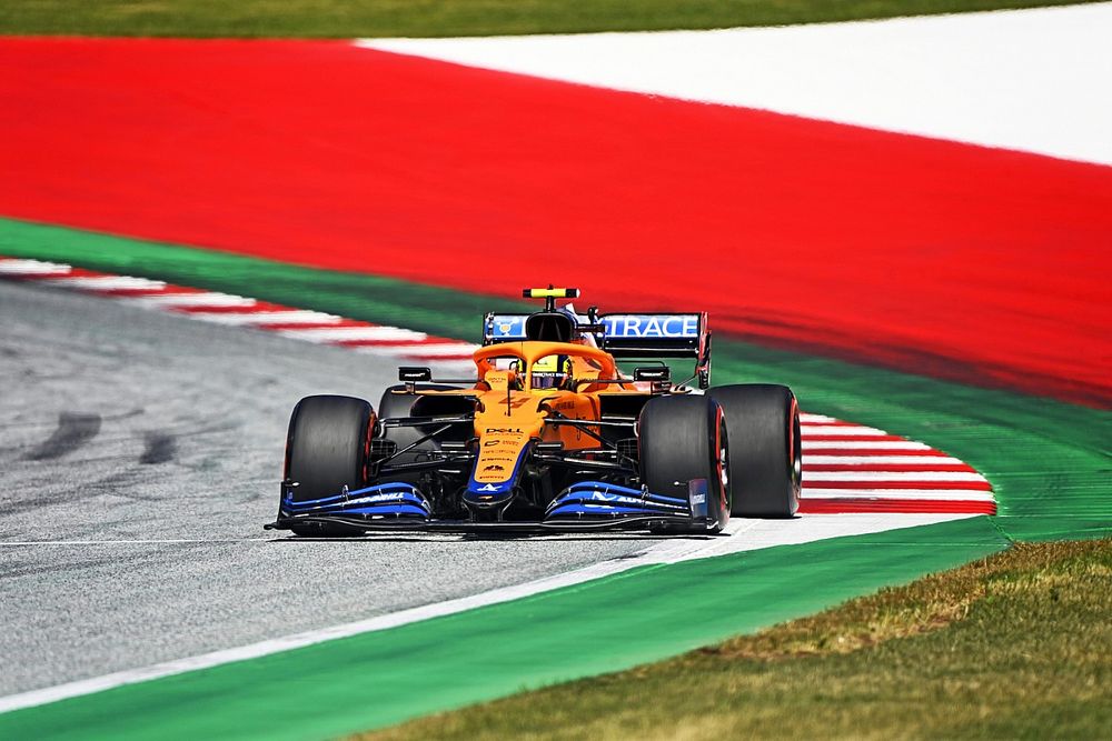 Norris: "La Ferrari può stare davanti alla McLaren facilmente"