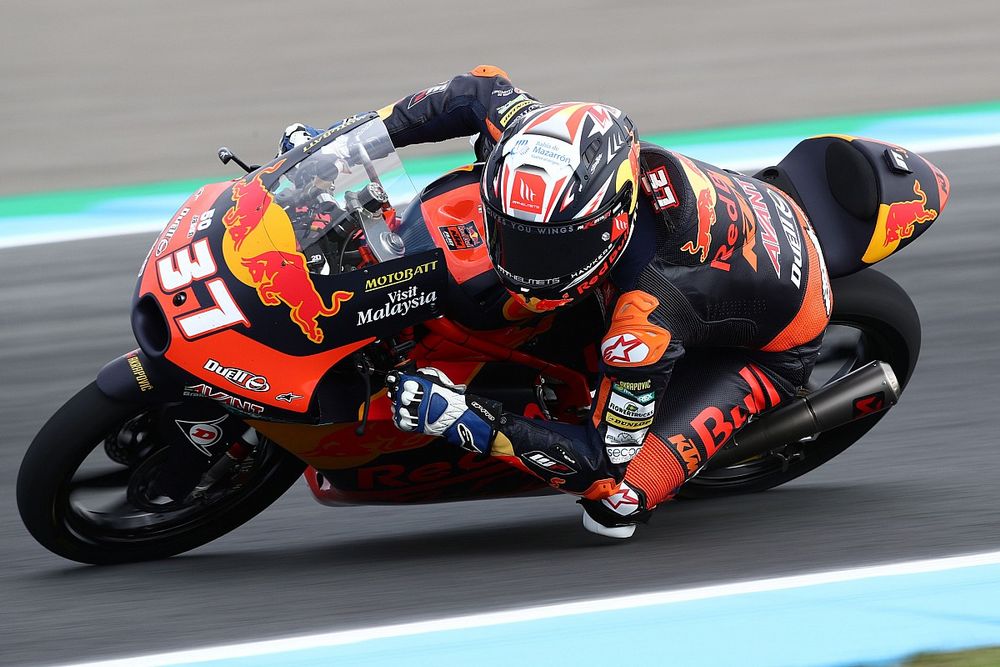 Hasil FP3 Moto3 Belanda: Acosta, Rossi dan Nepa Terlibat Insiden Besar