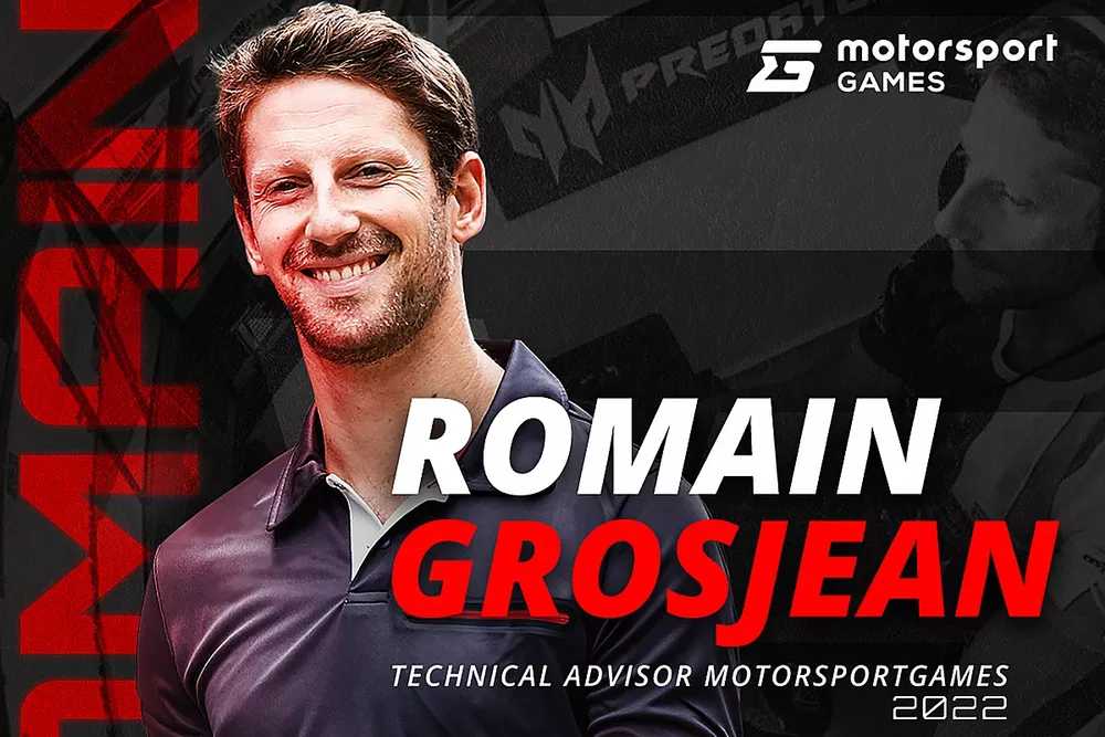 Motorsport Games con Romain Grosjean