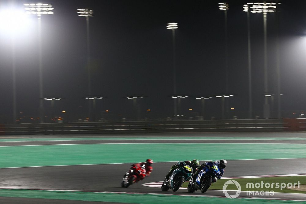 Así quedaría la parrilla de MotoGP tras el test de Qatar para la primera carrera