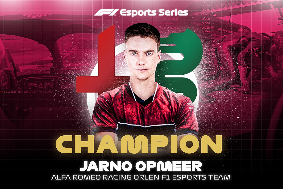 Opmeer pakt titel in F1 Esports Pro Series 2020