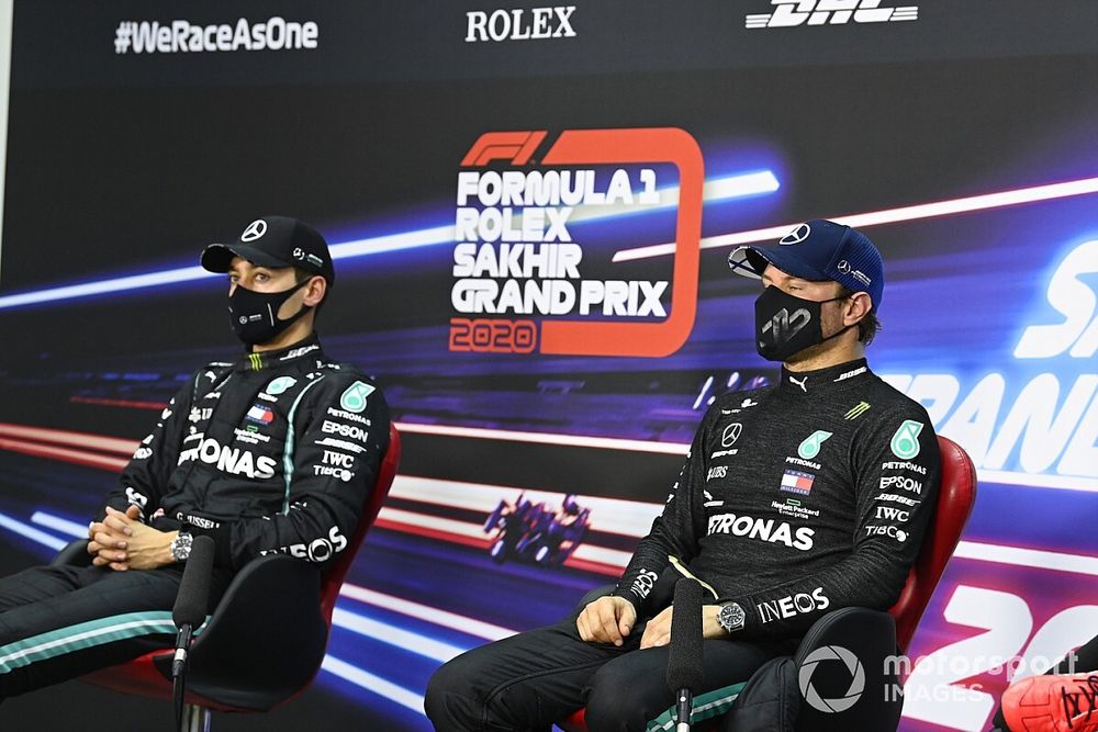 Mercedes : Bottas et Russell libres de se battre l'un contre l'autre
