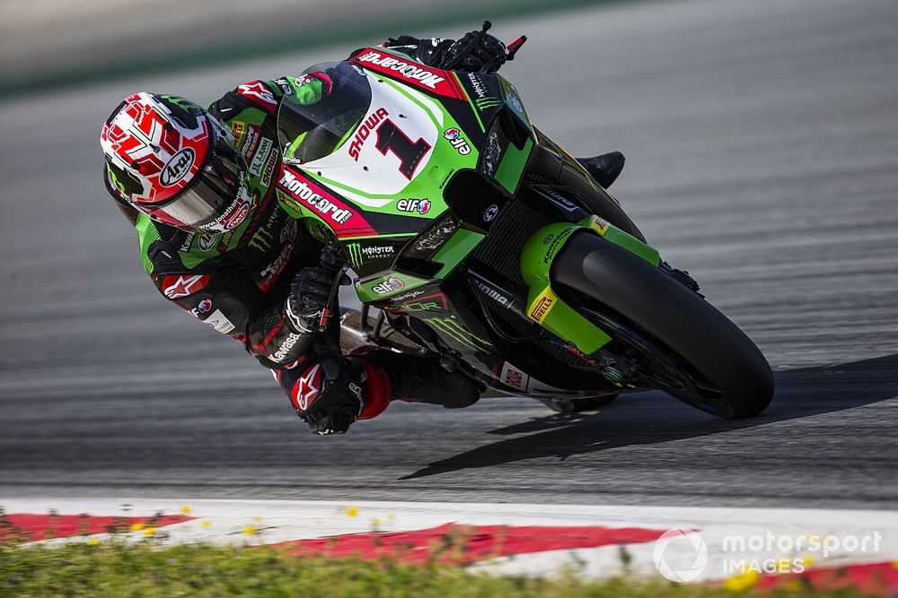 Test SBK, Aragon: Rea subito al top con la Kawasaki