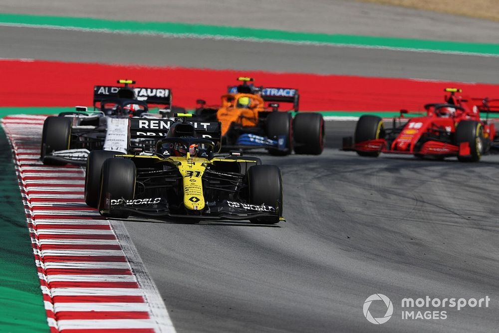 Esteban Ocon, Renault F1 Team R.S.20, Pierre Gasly, AlphaTauri AT01, Lando Norris, McLaren MCL35