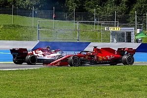 Vettel feliz de solo haber trompeado "una vez" en Austria