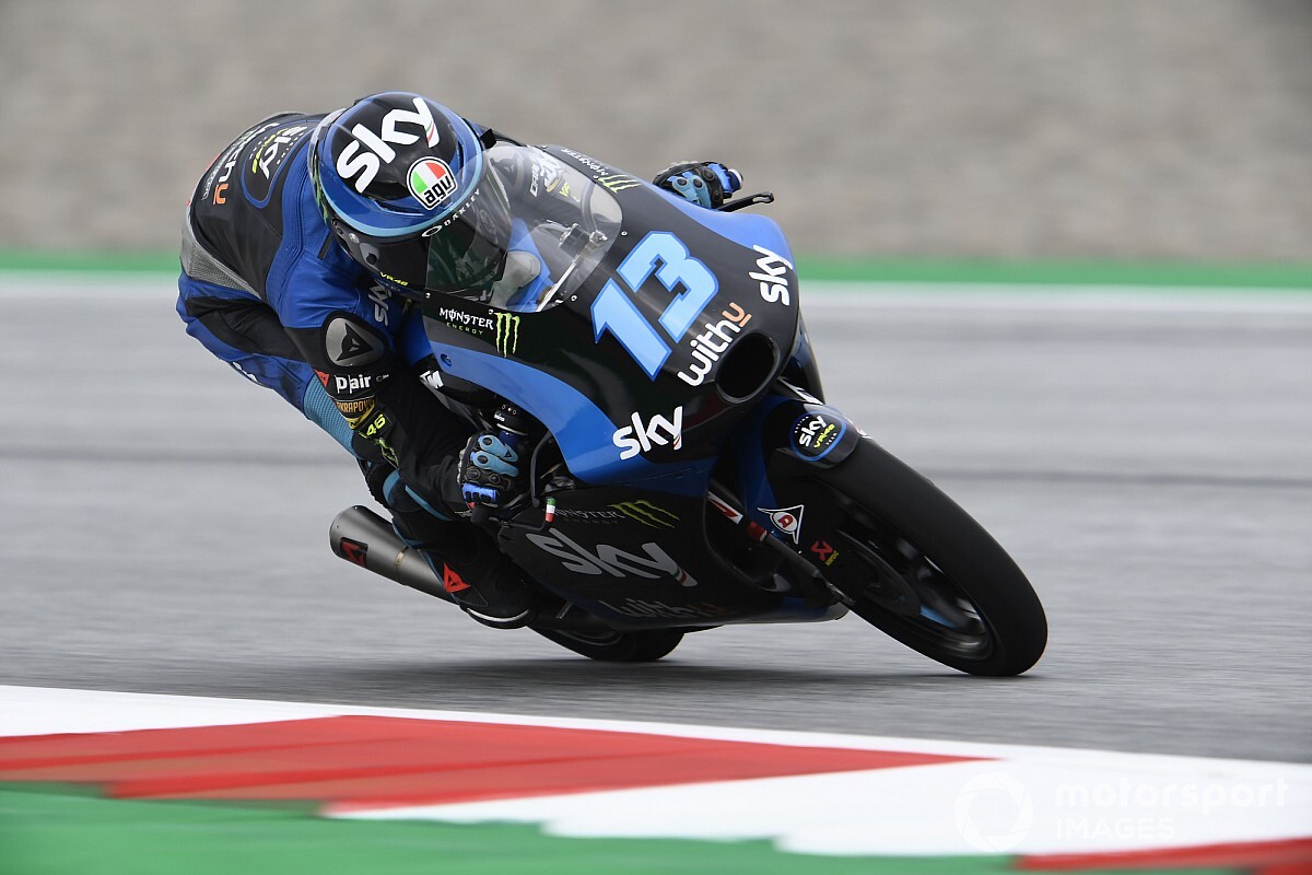 Moto3, Red Bull Ring, Libere 3: Vietti al top sul bagnato