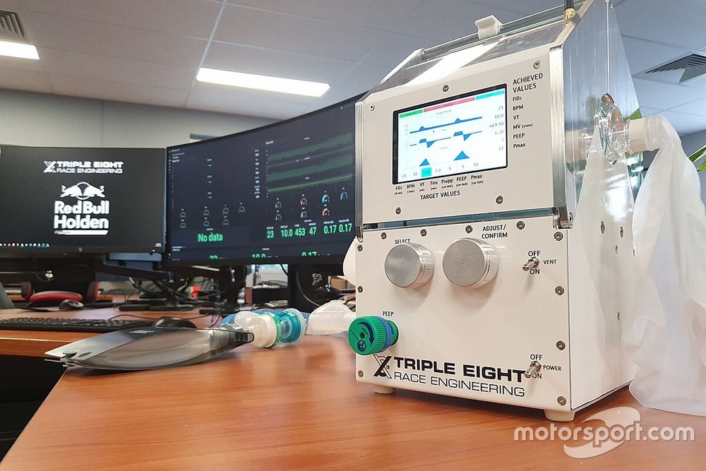 Triple Eight improves emergency ventilator