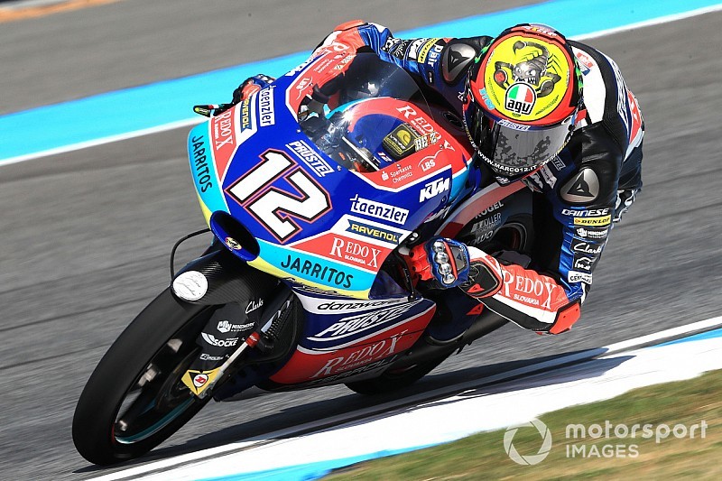 Moto3日本FP2|ウエット路面の中、ベッツェッキ首位。鈴木4番手