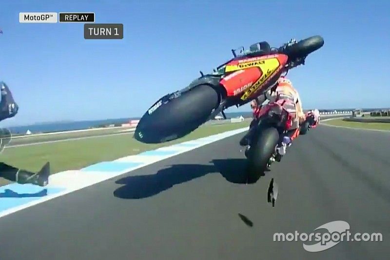 Marquez: "Mi sento fortunato, l'incidente con Zarco è stato molto brutto"