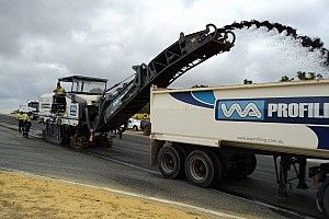 Resurfacing works begin at Perth Supercars circuit
