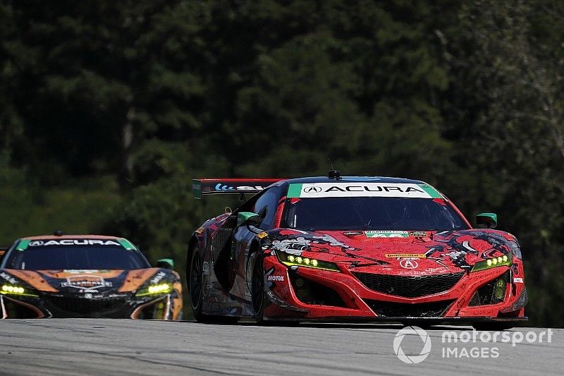 #93 Michael Shank Racing with Curb-Agajanian Acura NSX, GTD: Lawson Aschenbach, Justin Marks, Mario Farnbacher