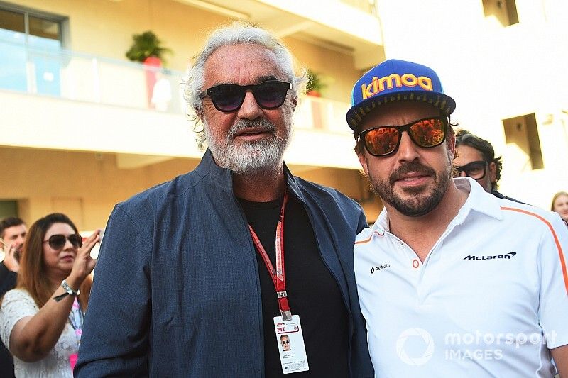 Flavio Briatore e Fernando Alonso, McLaren 