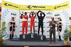 Tijil Rao overcomes Clubfoot, wins JK Tyre Novice race