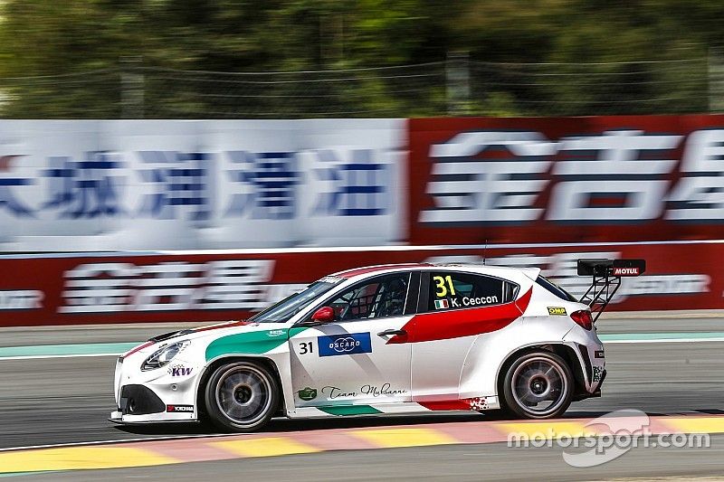 Kevin Ceccon y el Alfa Romeo se estrenan en la pole para la Carrera 3