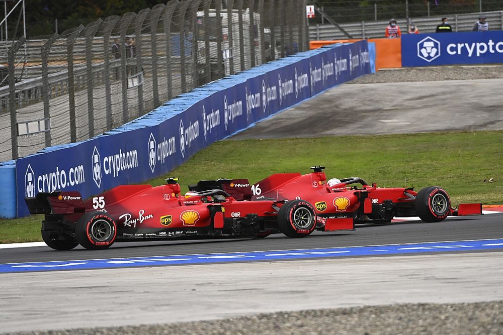 Leclerc: "Gracias a Carlos, si no, habría estado complicado"