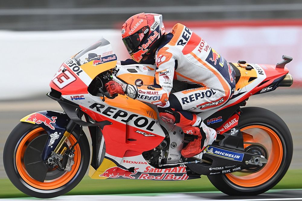 Marquez domineert eerste eerste vrije training GP van Aragon