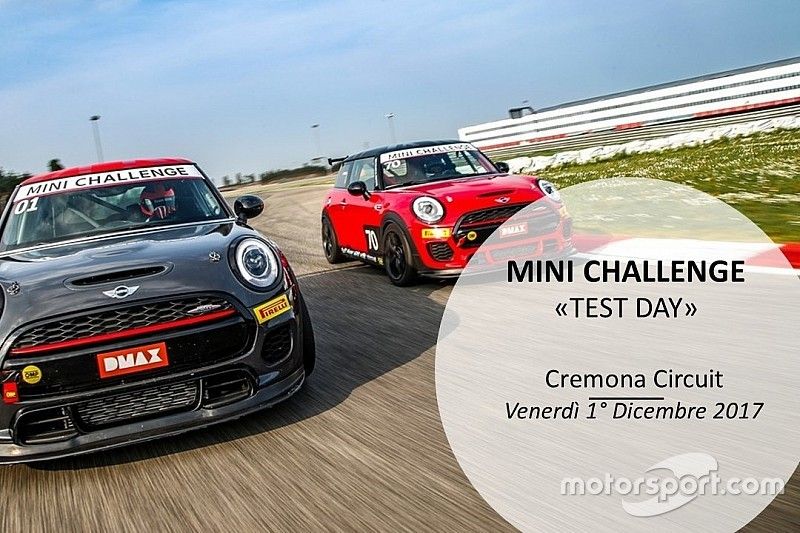 MINI Challenge: test ufficiali per il 2018 a Cremona il primo dicembre