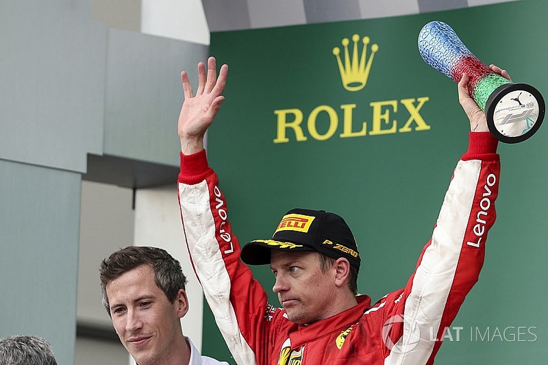 Räikkönen admite que las circunstancias ayudaron para su podio