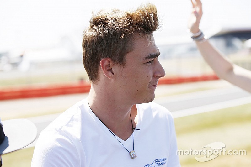 Markelov in actie voor Renault tijdens Hongarije-test