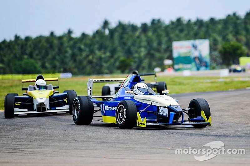 Coimbatore JK Tyre: Tharani wins four-way thriller