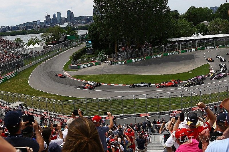 Sebastian Vettel, Ferrari SF71H gaat aan de leiding