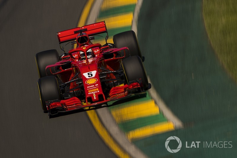 F1開幕戦FP3:雨スタートの土曜日。ベッテルがトップタイム記録