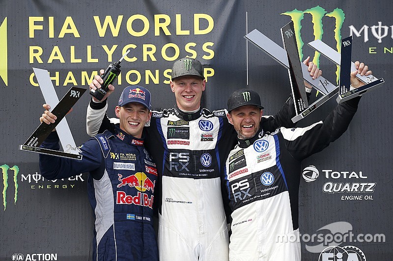 Belgium WRX: Kristofferson snatches win from Hansen